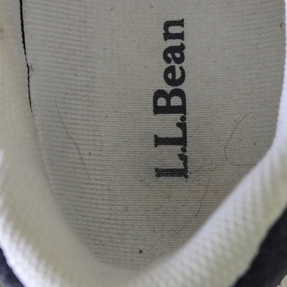 L.L. Bean Womens 6.5m Navy and White Sneakers - Picture 11 of 11